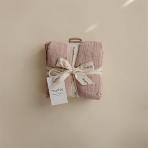 000622_1 Mushie Pieluszki Muślinowe 3-Pack Blush