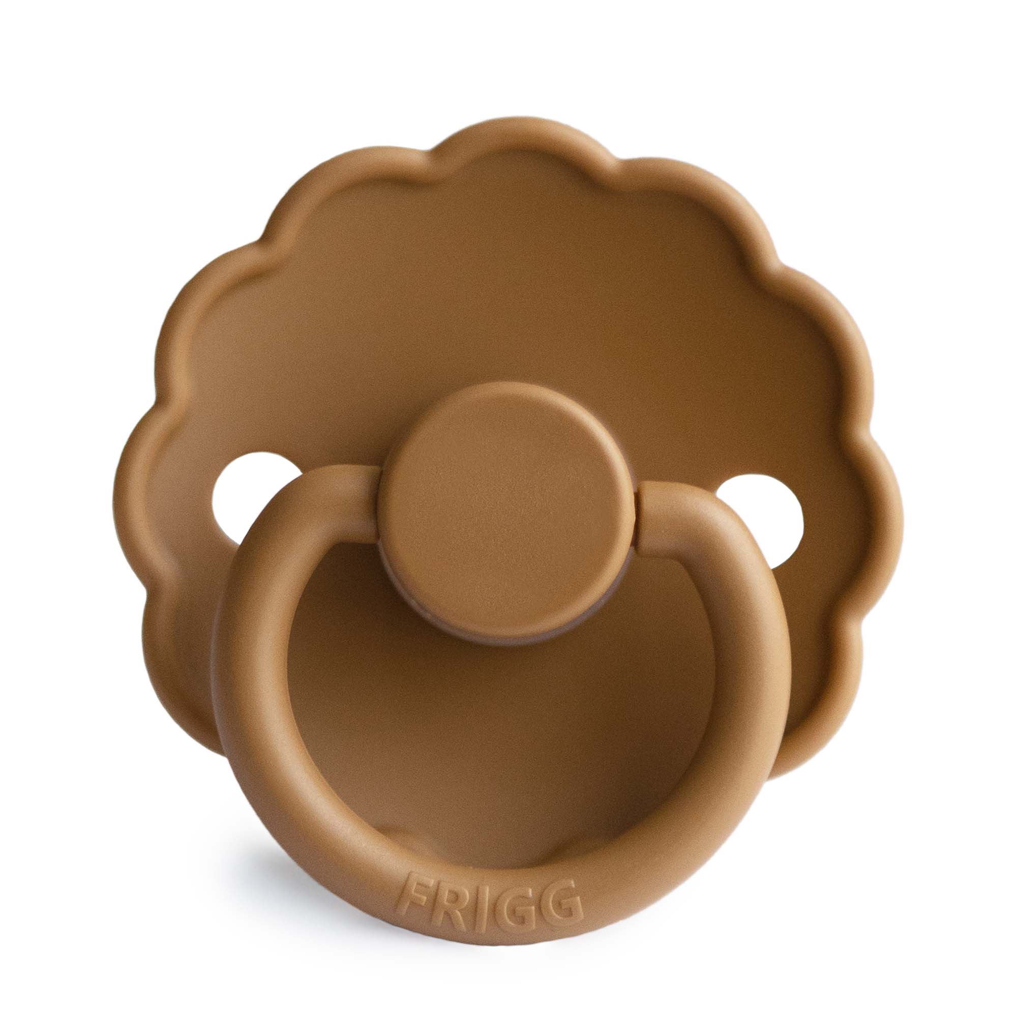 Smoczek FRIGG Daisy Silikon Cappuccino - Rozmiar 2