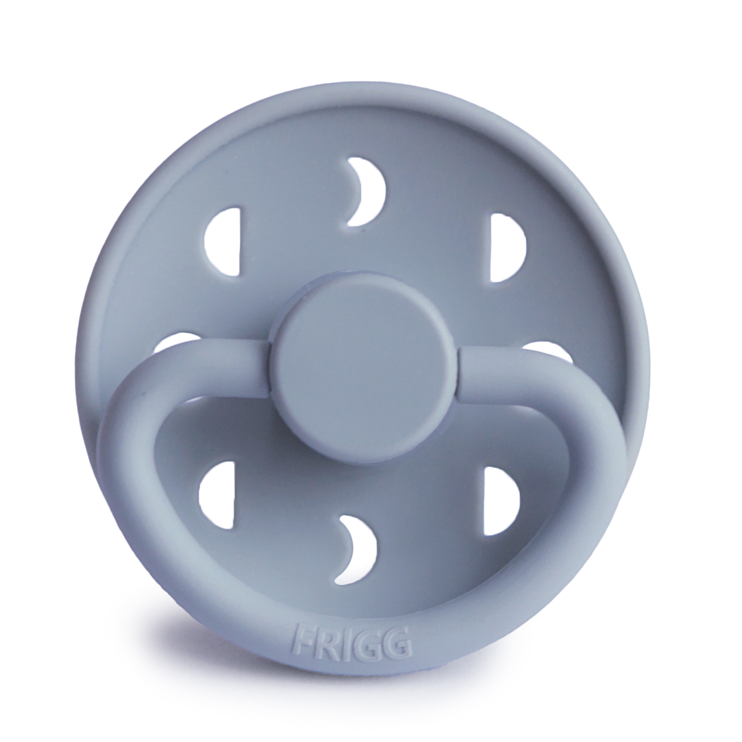 Smoczek FRIGG Moon Silikon Powder Blue - Rozmiar 1