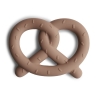 001357_0 Mushie Silikonowy Gryzak Pretzel - Natural