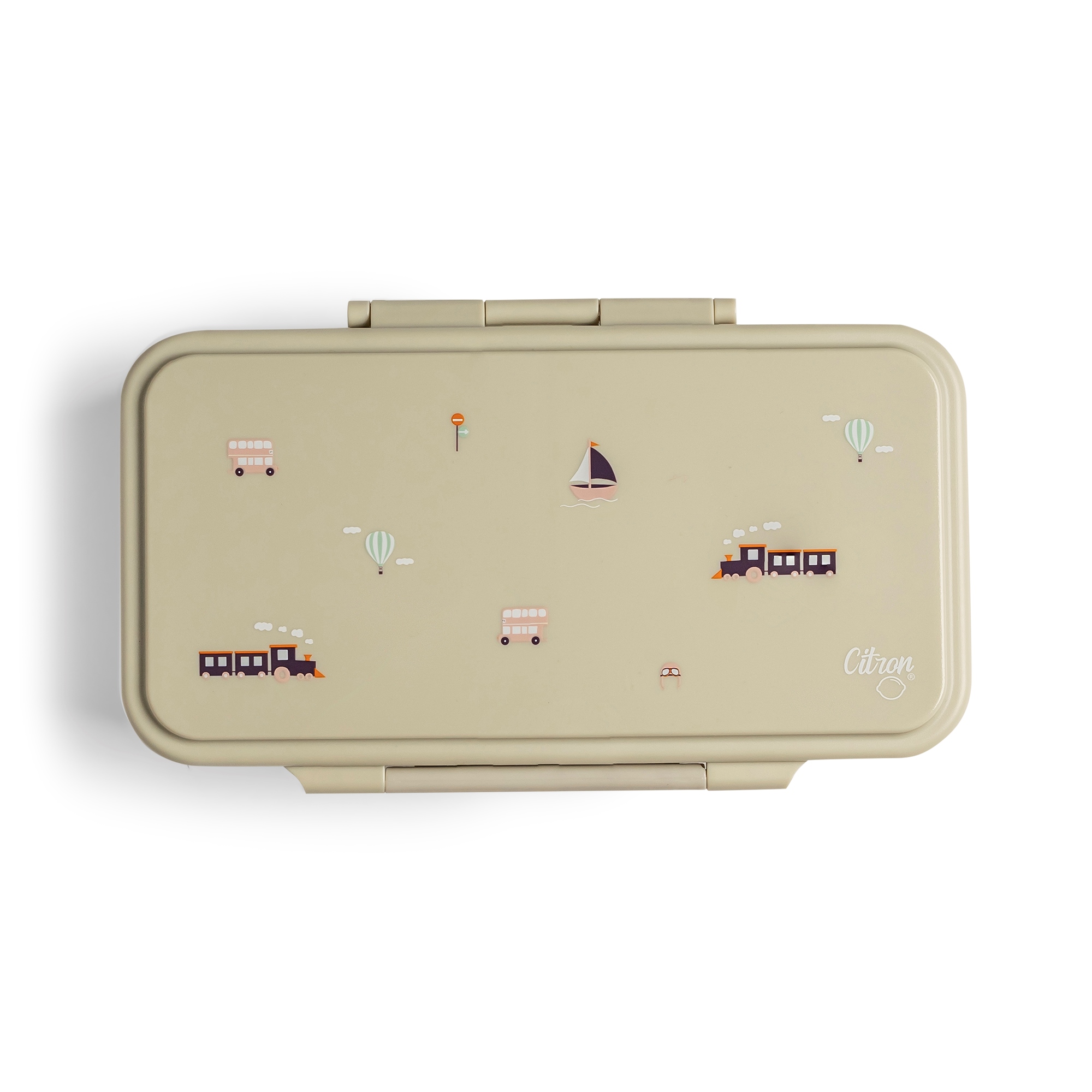 001386_2 Citron Lunch Box Prostokątny - Vehicles