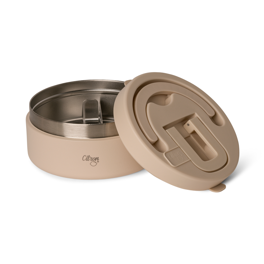 001452_3 Citron Termos Obiadowy z Podziałką 400ml - Beige