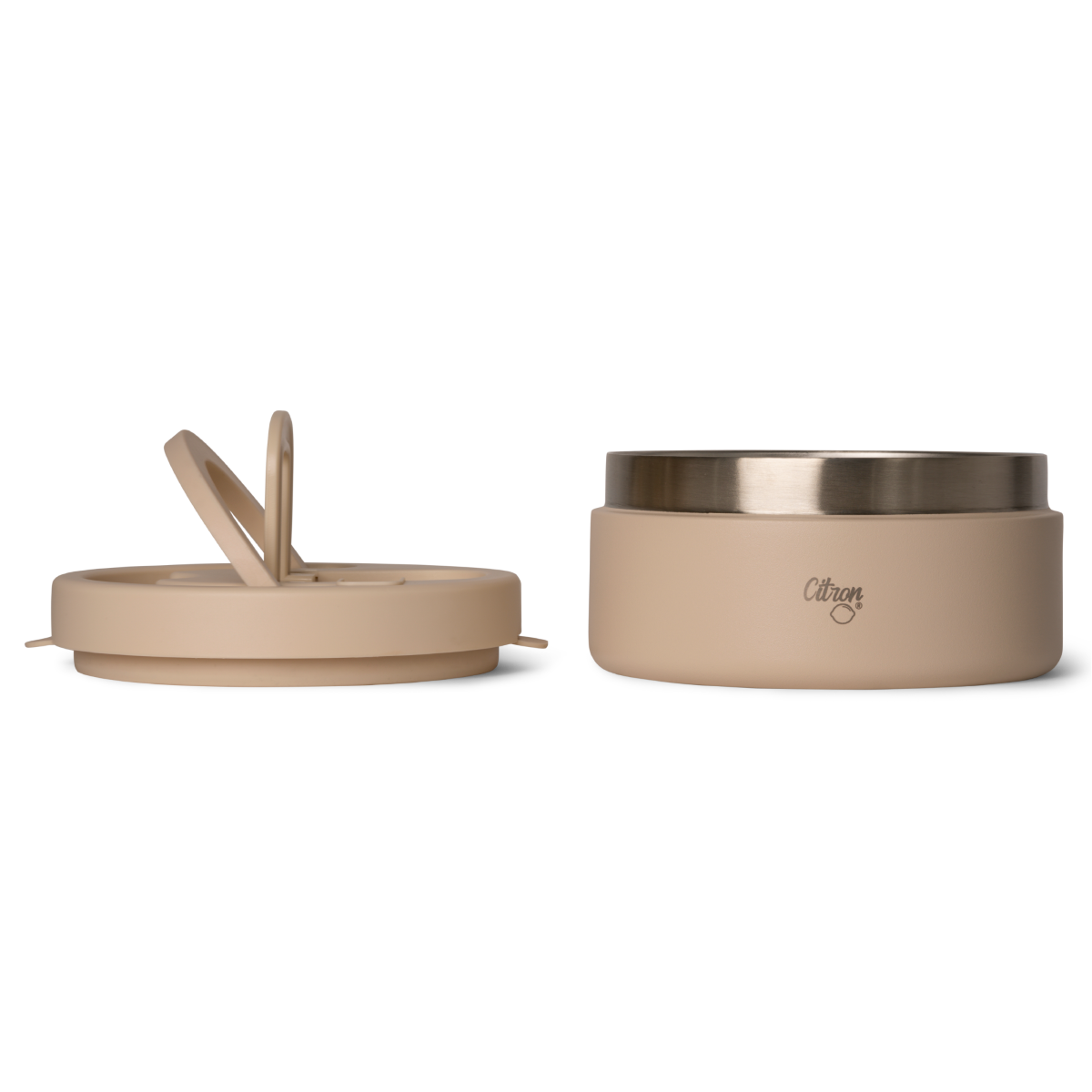 001452_4 Citron Termos Obiadowy z Podziałką 400ml - Beige