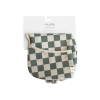 Mushie Śliniak z Długim Rękawem - Olive Check