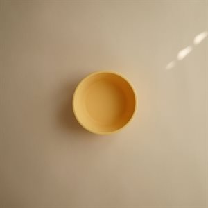 000649_1 Mushie Miseczka Silikonowa z Przyssawką Pale Daffodil