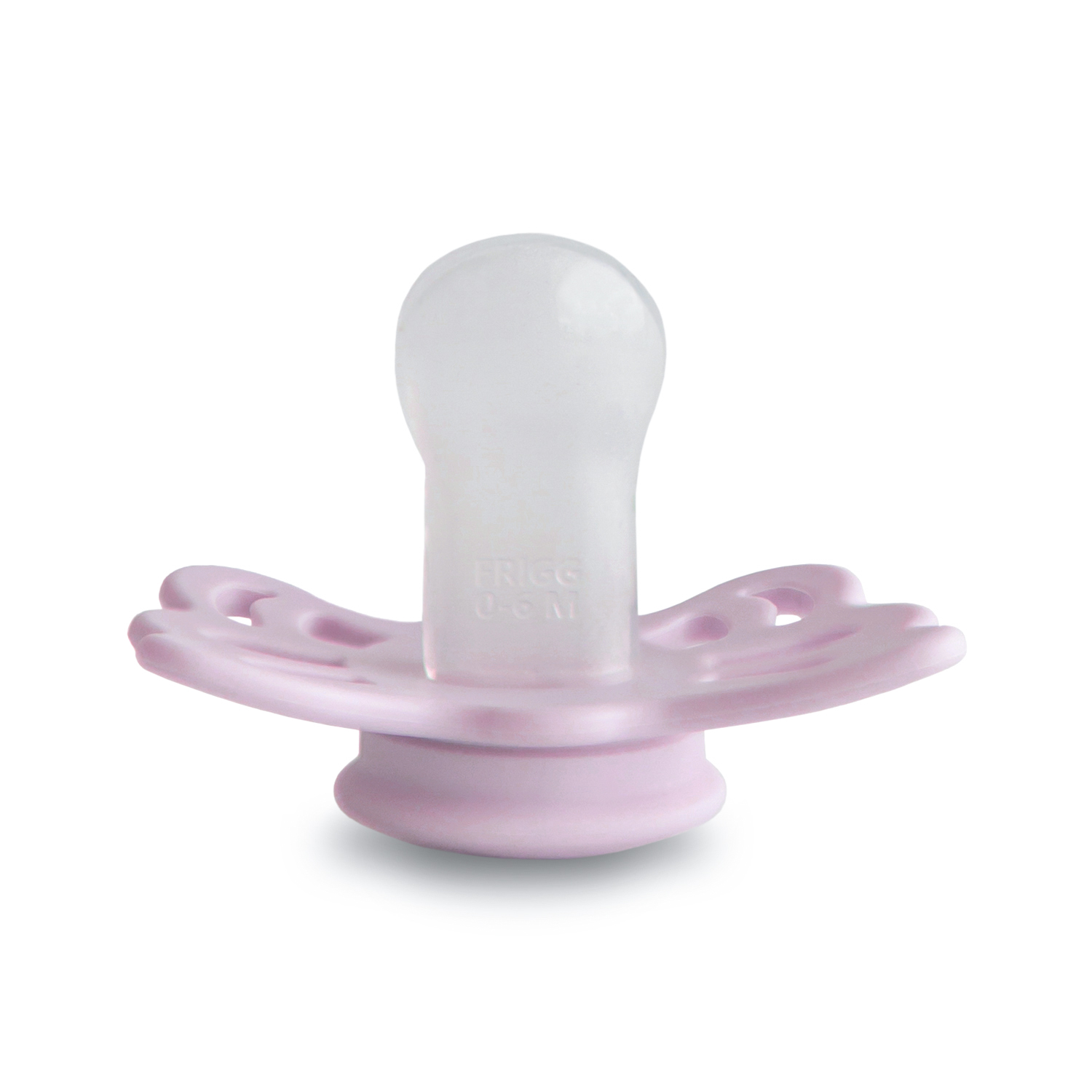 Smoczek FRIGG Butterfly Silikon Soft Lilac Rozmiar 1