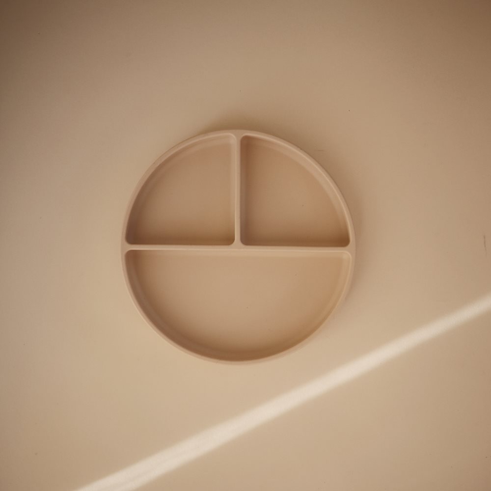 001658_3 Mushie Talerzyk Silikonowy z Przyssawką - Shifting Sand