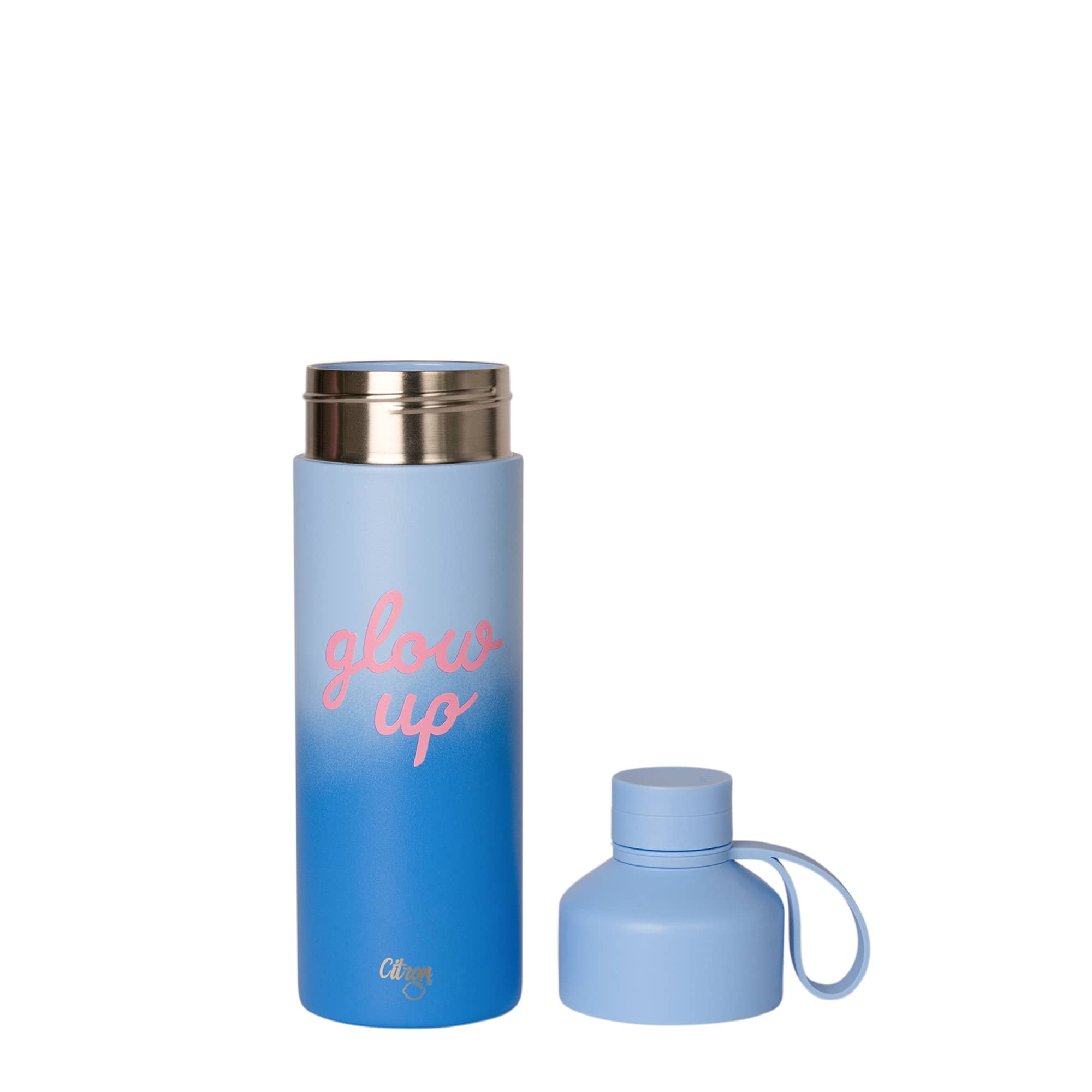 Citron Butelka Termiczna Duo Sip 750ml - Glow Up Blue