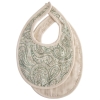 001469_0 Mushie Śliniaki Muślinowe 2-pack Green Paisley / Fog