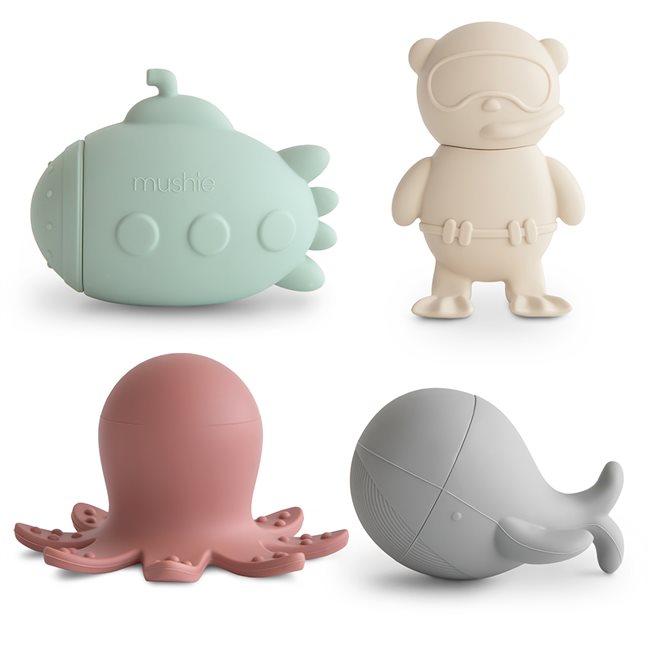 001497_0 Mushie Zestaw do Kąpieli – Sealife 4-pack