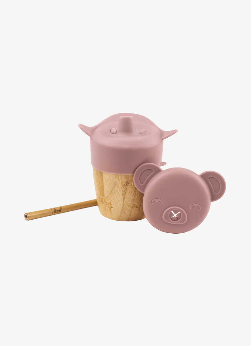 Citron Bambusowy Kubek Niekapek Blush Pink