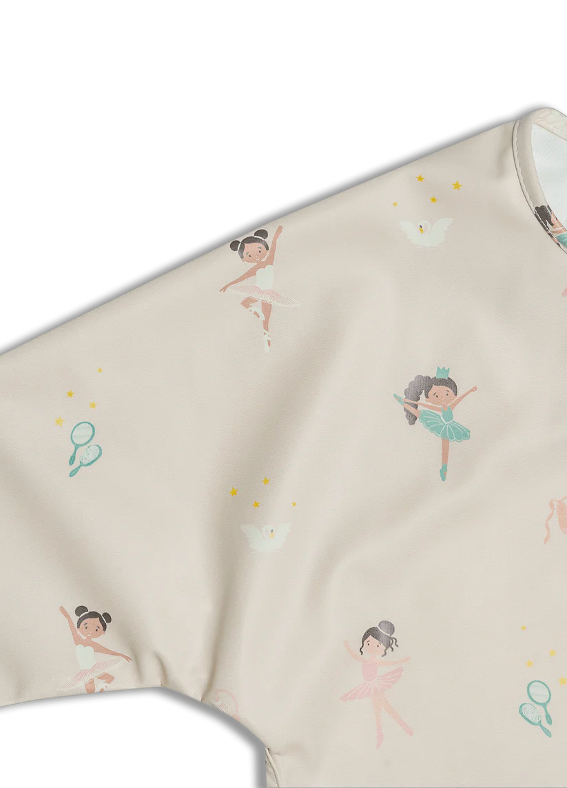 001511_2 Citron Wodoodporny Śliniak z Długim Rękawkiem BLW Ballerina