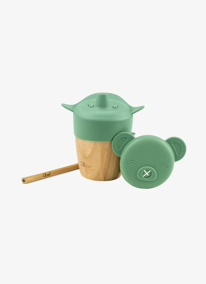 Citron Bambusowy Kubek Niekapek Green