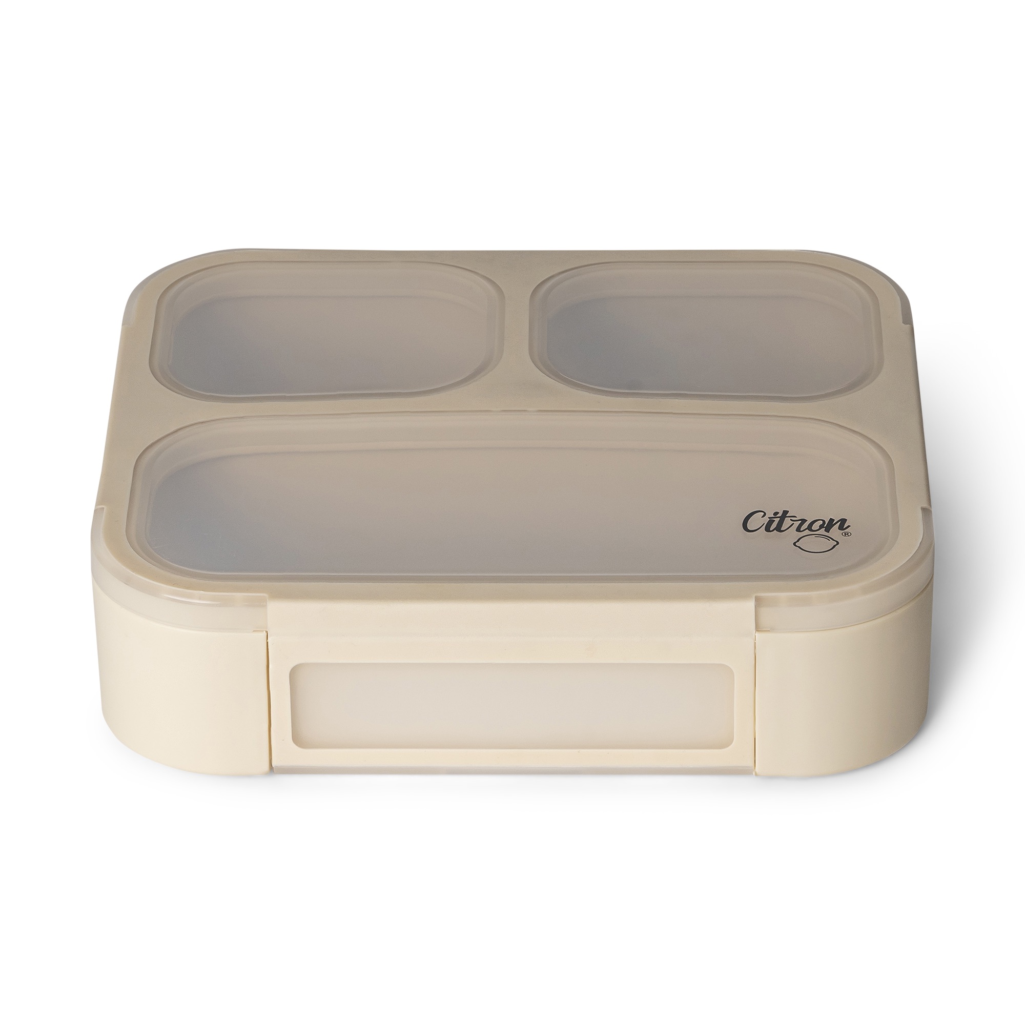 Citron Lunchbox ze Sztućcami - Beige